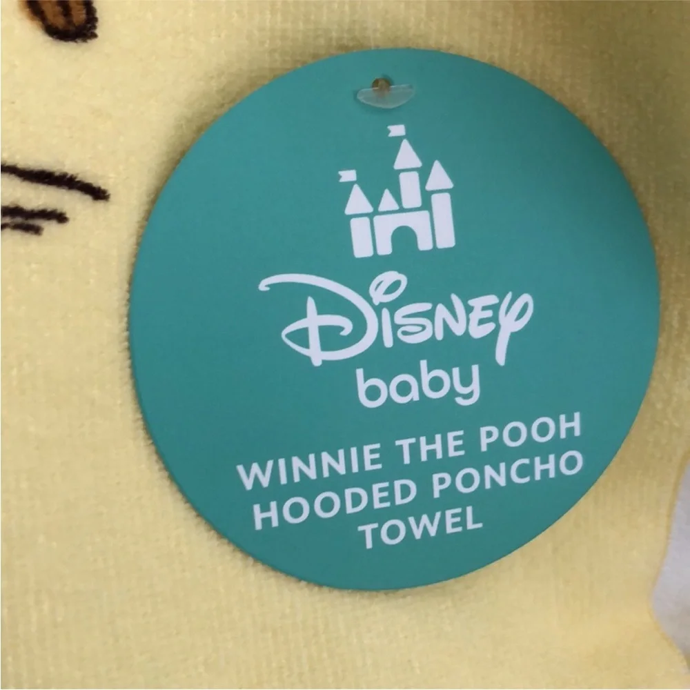 Disney Baby Yellow Winnie the Pooh Hooded Poncho